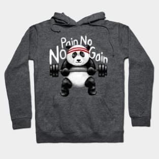 Panda Working Out Hoodie